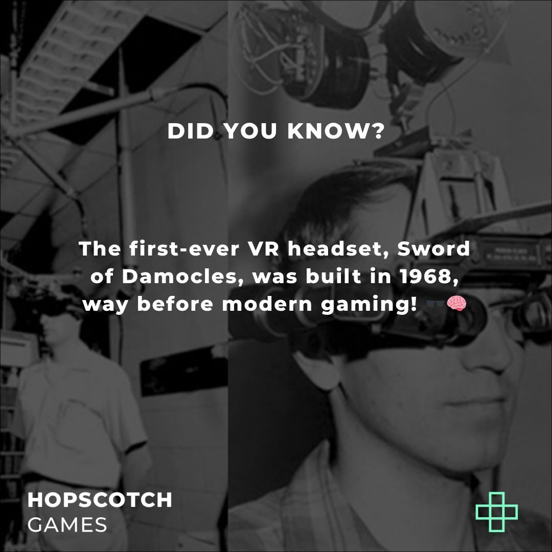Before headsets got sleek and wireless, there was the Sword of Damocles in  1968—a bulky beast that kickstarted virtual reality decades before gaming  caught up. #GamingHistory #VR #RetroTech #GamingCommunity #ThrowbackGaming