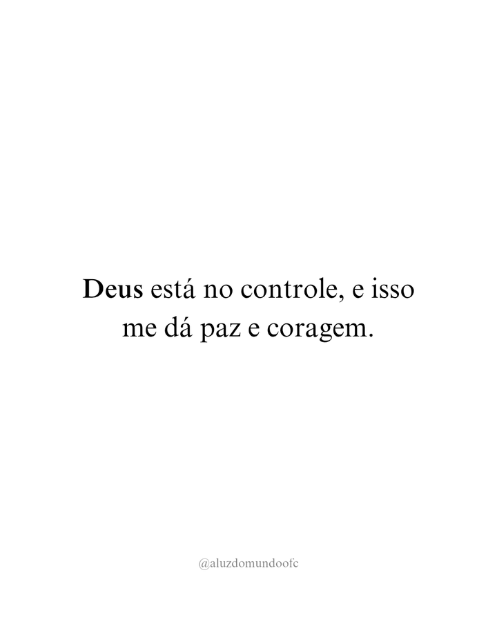 Você crê? Digite: AMÉM!
