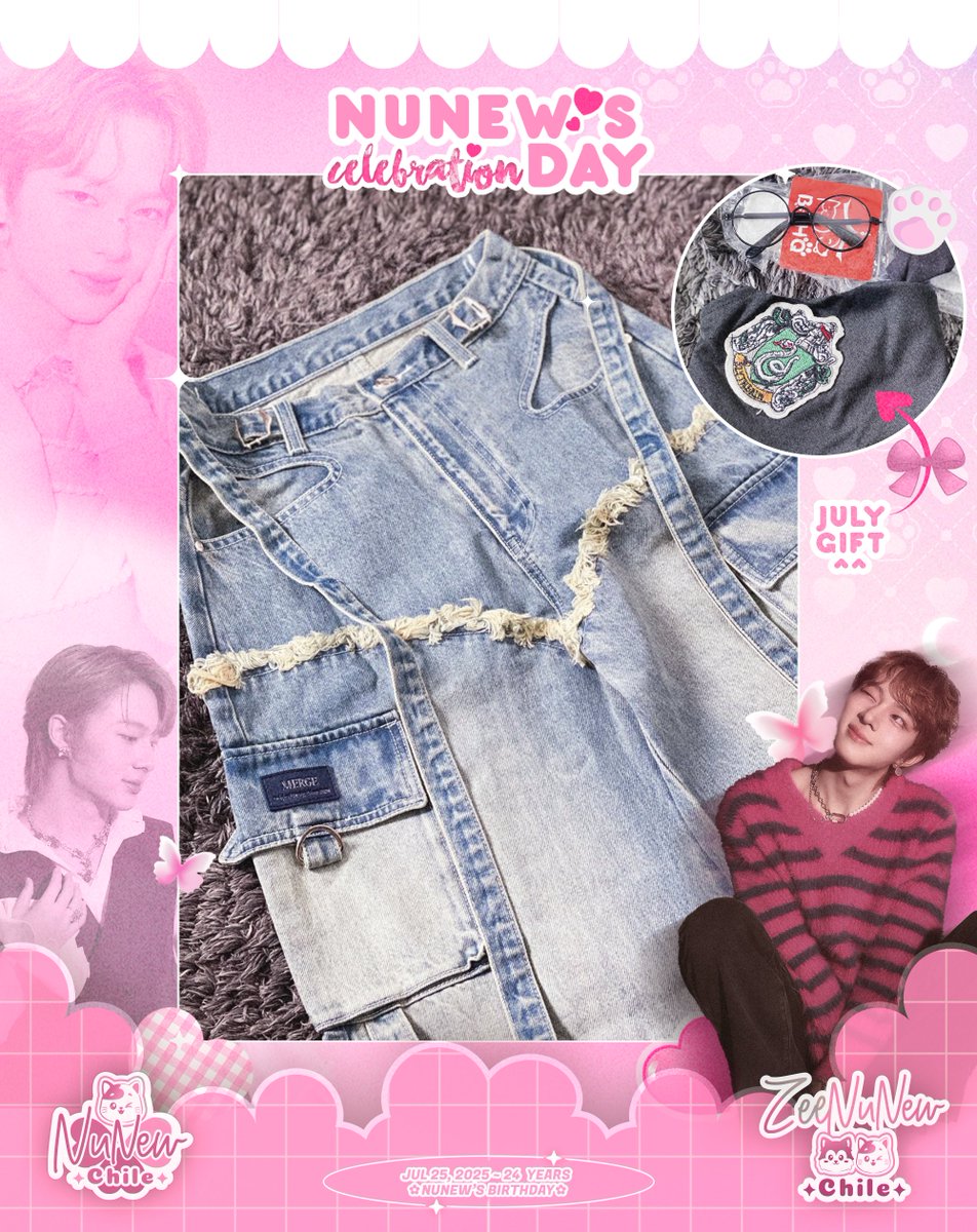 NuNewChile's tweet photo. 💌NuNew, your amazing talent and bright light make every heart smile~ Keep shining like the superstar you are — @CwrNew we adore you endlessly 𖹭.ᐟ

With all our love from Chile 🇨🇱 and LATAM~
#BDLiveWithNuNew #Nunew24thBDproject #NuNew #NanaNu #ZonZon #ZeeNuNew #ซนซน https://t.co/V80epQLKSl