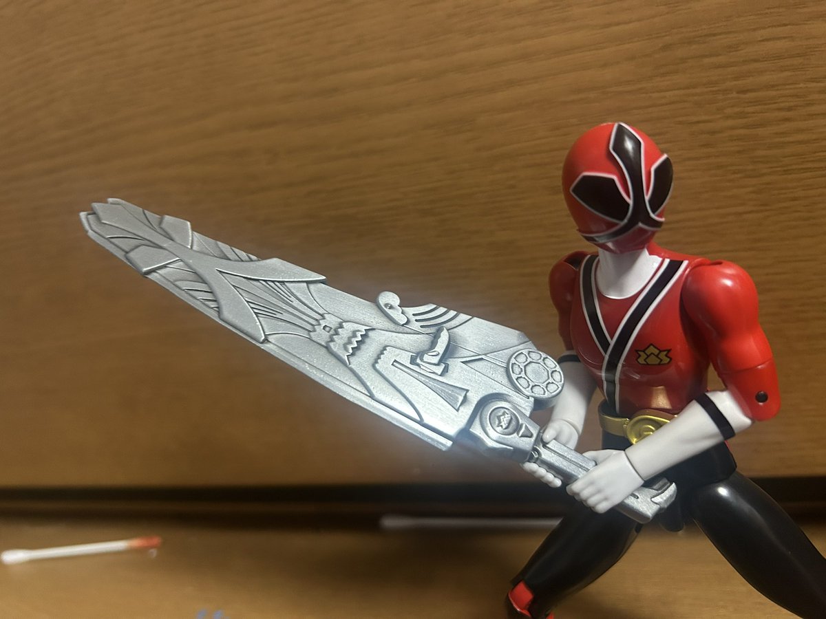 全スーパー戦隊展限定 侍戦隊シンケンジャー 烈火大斬刀ペーパーナイフ おまけ付 烈火大斬刀のペーパーナイフ、ええ感じです #全スーパー戦隊展