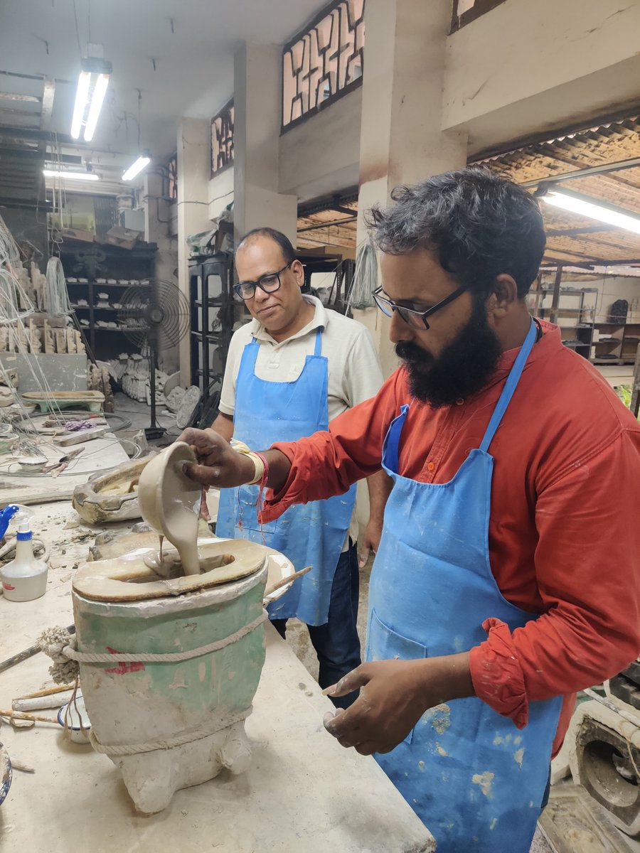 IndianMuseumKol's tweet image. On 11 August 2025, interns from Visva-Bharati participated in a modelling workshop at Indian Museum, exploring creative techniques and learning from the museum’s rich artistic traditions.

#CultureUnitesAll #ModellingWorkshop #MuseumEducation #ViksitBharat #NEP2020