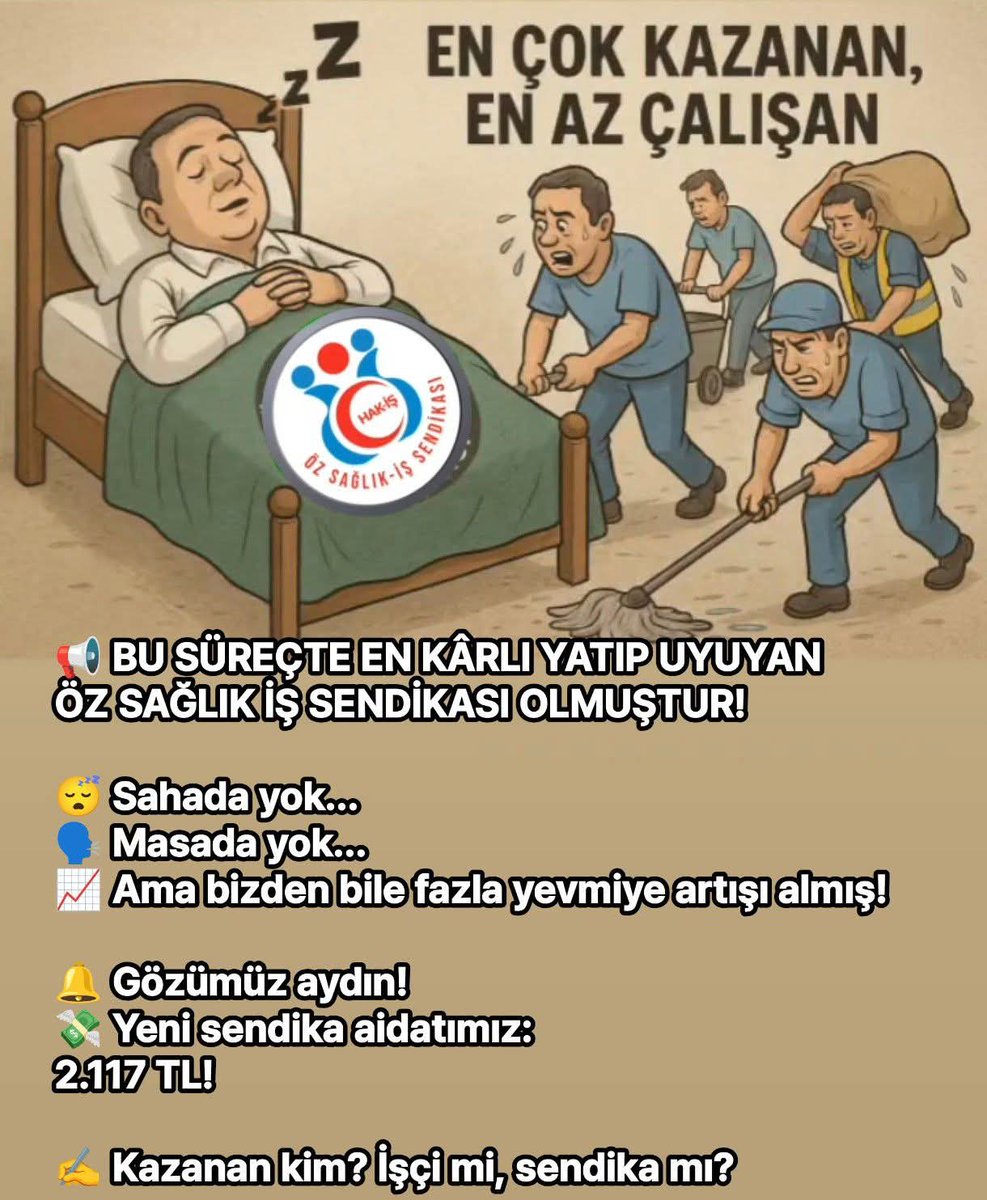 #Kamuişçileri #TopluSözleşme Talepleri✍️
📢Vergi %15'e sabitlenmelidir
📢Tayin Hakkı
📢40 saat haftalık çalışma
📢Üniversiteli işçilere Statü Değişikliği
📢Yemek Yardımı
📢Eğitim Zammı
📢Meslek Kodu Mağduriyet
<a href="/devletsert/">Devlet Sert</a> <a href="/ozsagliksen/">Öz Sağlık-İş Sendikası</a> <a href="/hakiskonf/">HAKİŞ KONFEDERASYONU</a>
TopluSözleşme HakkımıEngelleme