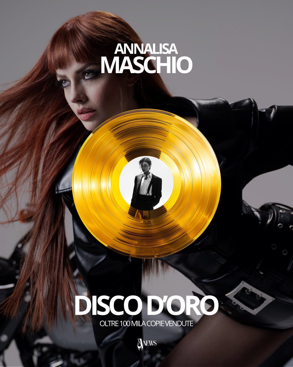 ‘Maschio’ di <a href="/NaliOfficial/">ANNALISA</a> raggiunge 100 MILA copie vendute e viene certificata Disco D’oro.

#Annalisa #Maschio
