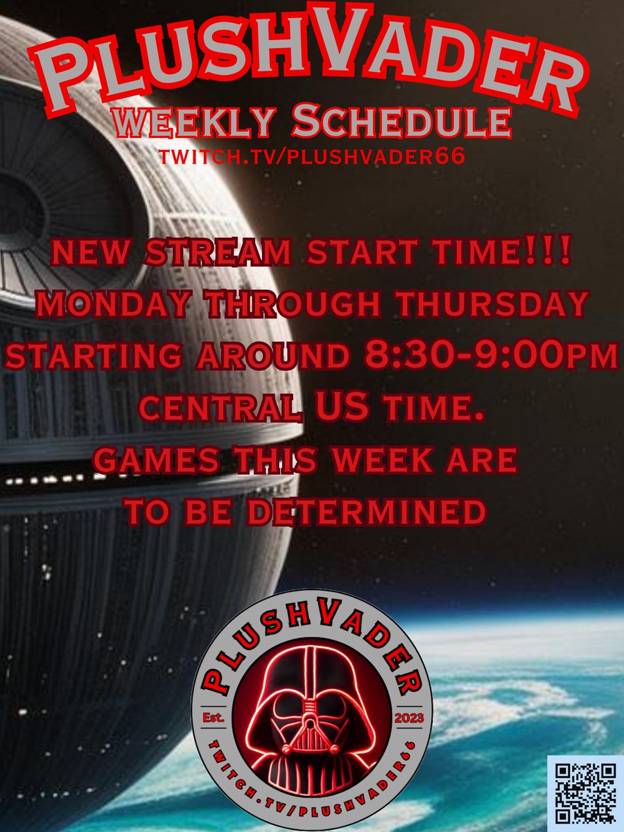 Doing streams earlier in the day did not go well, so I'm going back to later in the day streams starting today.