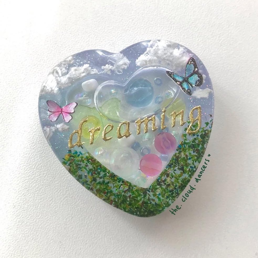 The Cloud Dancers | custom resin charms tweet media