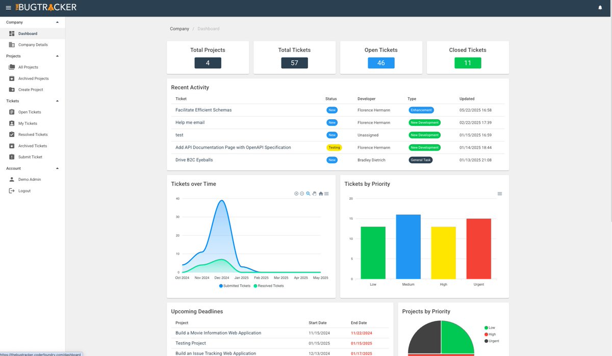 CoderFoundry's tweet image. Want to build an app that wows employers?
Build The Bug Tracker! You’ll create a ticket-tracking system with role-based access, a SQL backend, pro-level UI, and so much more!
Real skills. Real projects. Real results.
learn.coderfoundry.com/thebugtrackerb…
