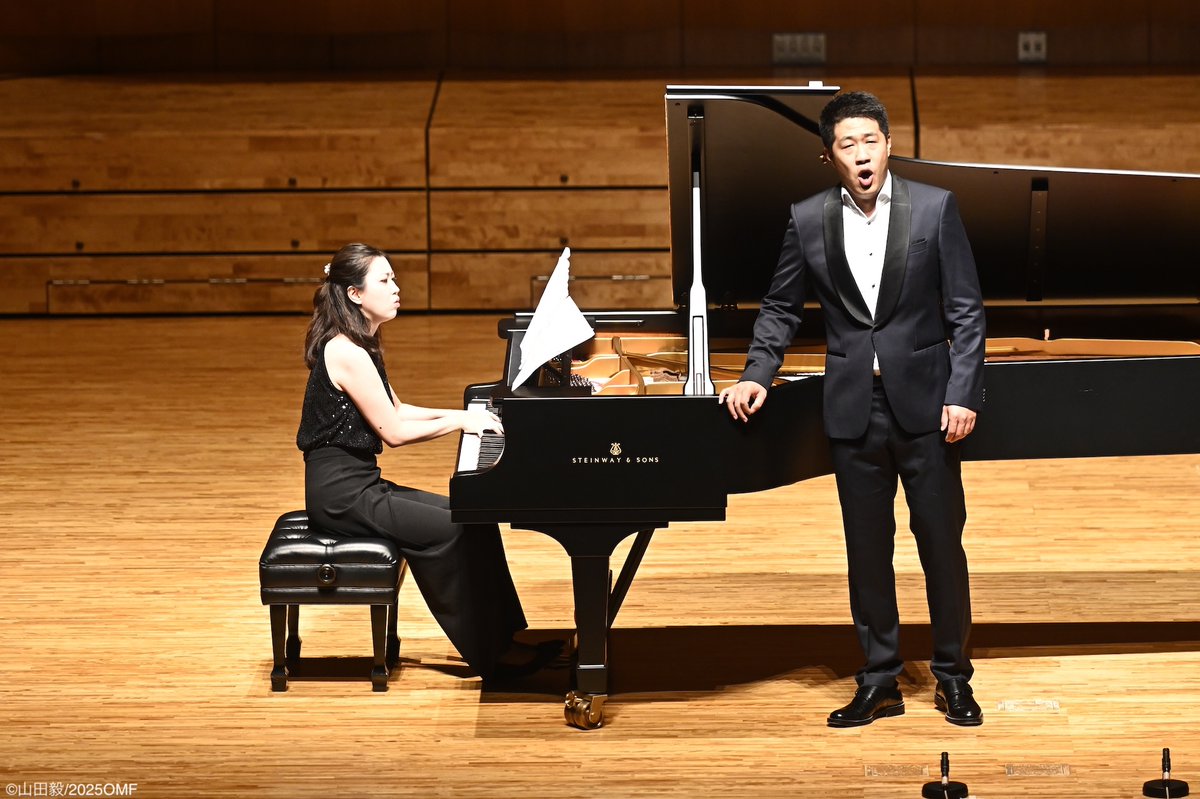 Ozawa_Festival's tweet photo. 【2025セイジ・オザワ松本フェスティバル開幕！】 
#2025OMF 開幕公演「OMF室内楽勉強会～リートデュオ・リサイタル～」にご来場いただきありがとうございました！6組12名の若手音楽家が、講師の白井光子さんに見守ら���ながら、見事な演奏でフェスティバルの幕開けを華やかに飾りました。 https://t.co/z8yHfk0e28