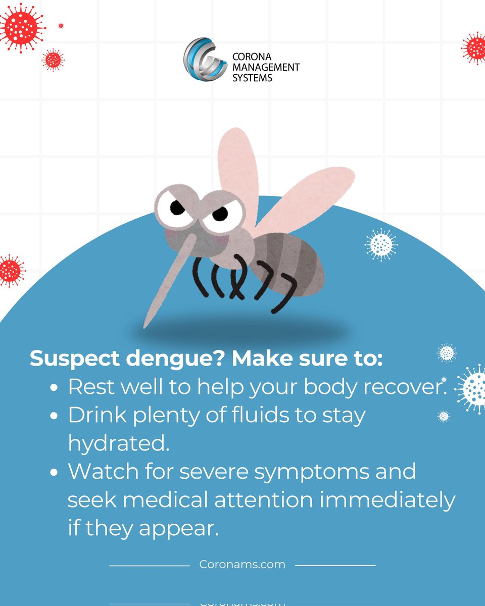 coronams's tweet photo. This rainy season and floods bring a higher risk of dengue fever.
Dengue is more than just a mosquito bite, it can make you seriously ill.
Know the symptoms, prevent bites, and protect your family.
#DengueFever #StopDengue #RainySeasonHealth #DengueFeverPrevention #BeatTheBite https://t.co/WeOwEN9KMA