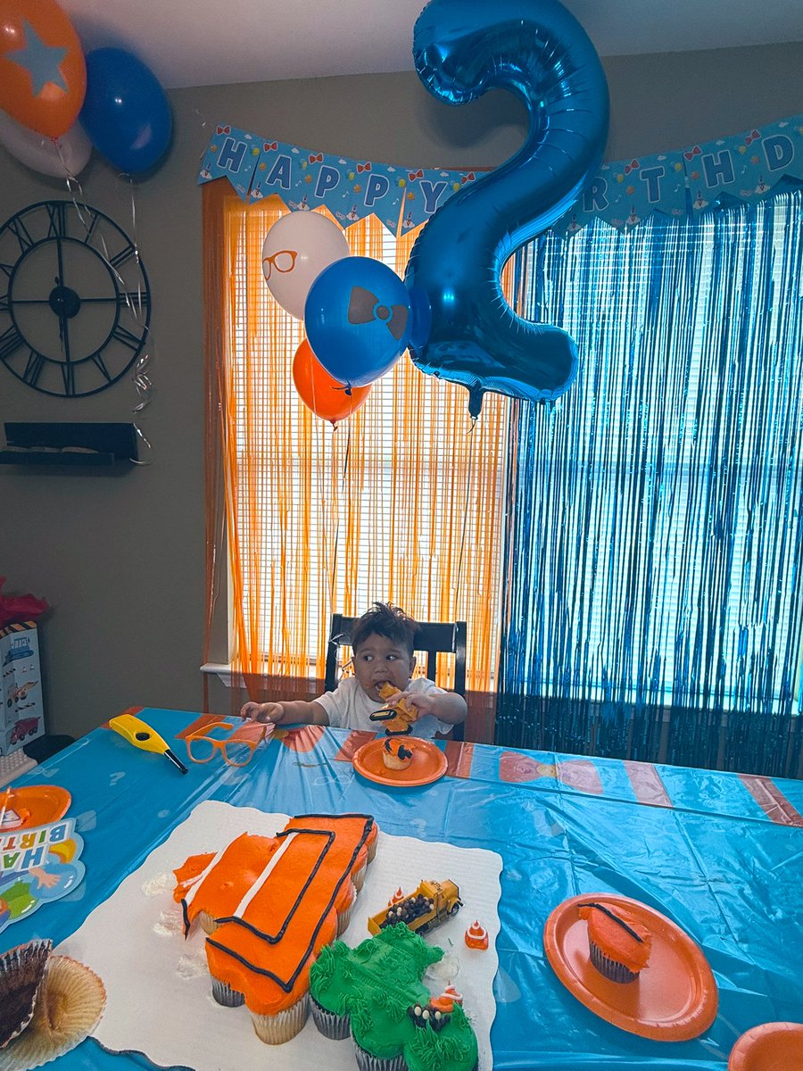sweetest_cin322's tweet photo. Happy 2nd Birthday to the one that keeps us on our toes! Mommy loves you so much Doodlebug. I am so proud of the little human you are becoming. You bring so much happiness into our world, the universe knew we needed you! Keep shining my baby. Te Amo mi rayo de luna! 🥳🩵 https://t.co/6ZRijbdFfH
