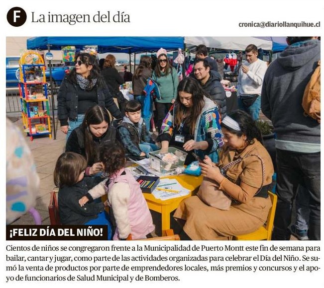 Tuvimos una gran celebración del Día del Niño en #PuertoMontt, ocupando los espacios públicos frente al municipio para que cientos de menores y sus familias disfrutaran de actividades recreativas.