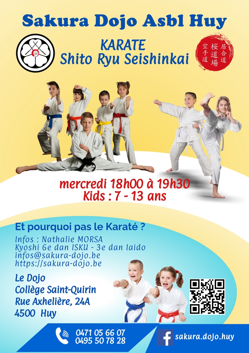 KyoshiSimon's tweet photo. Et pourquoi pas le karaté ? C'est bien plus que des coups de poings/pieds 📷
Le karaté développe la confiance en soi, la concentration, le respect, la maîtrise de soi. Tout cela dans une super ambiance 📷 https://t.co/n3weleNLDz