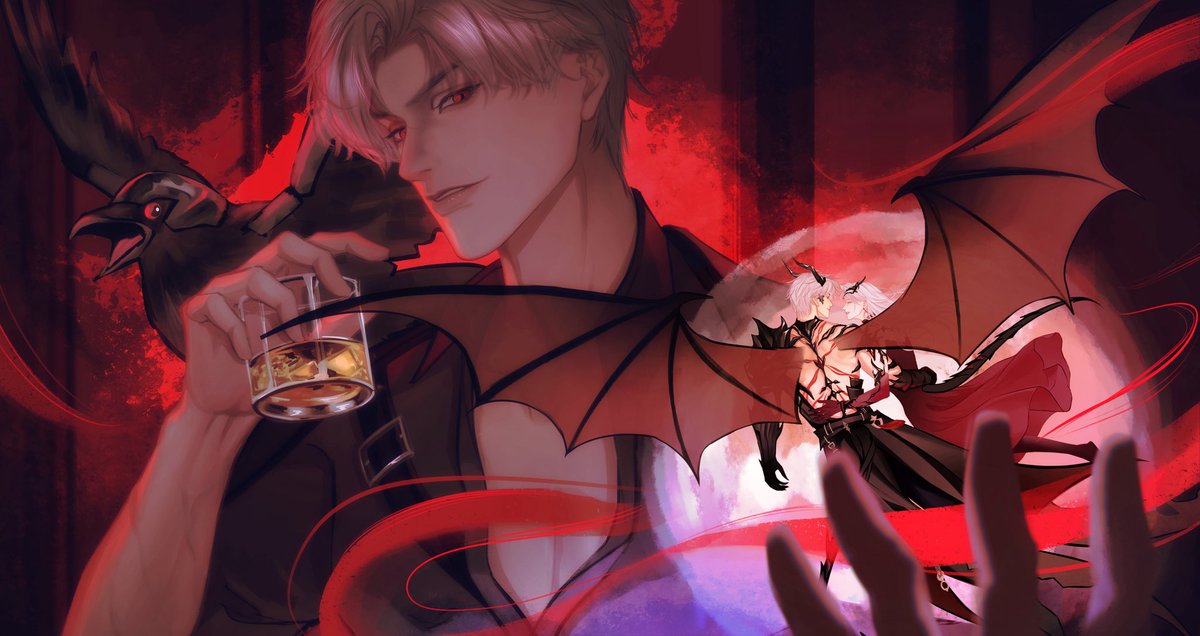 你的初见，是他久别重逢
#LoveandDeepspace #恋与深空  #秦彻  #Sylus #恋と深空 #シン
啊啊啊刚发现这张没发，是初见日一周年纪念的图。