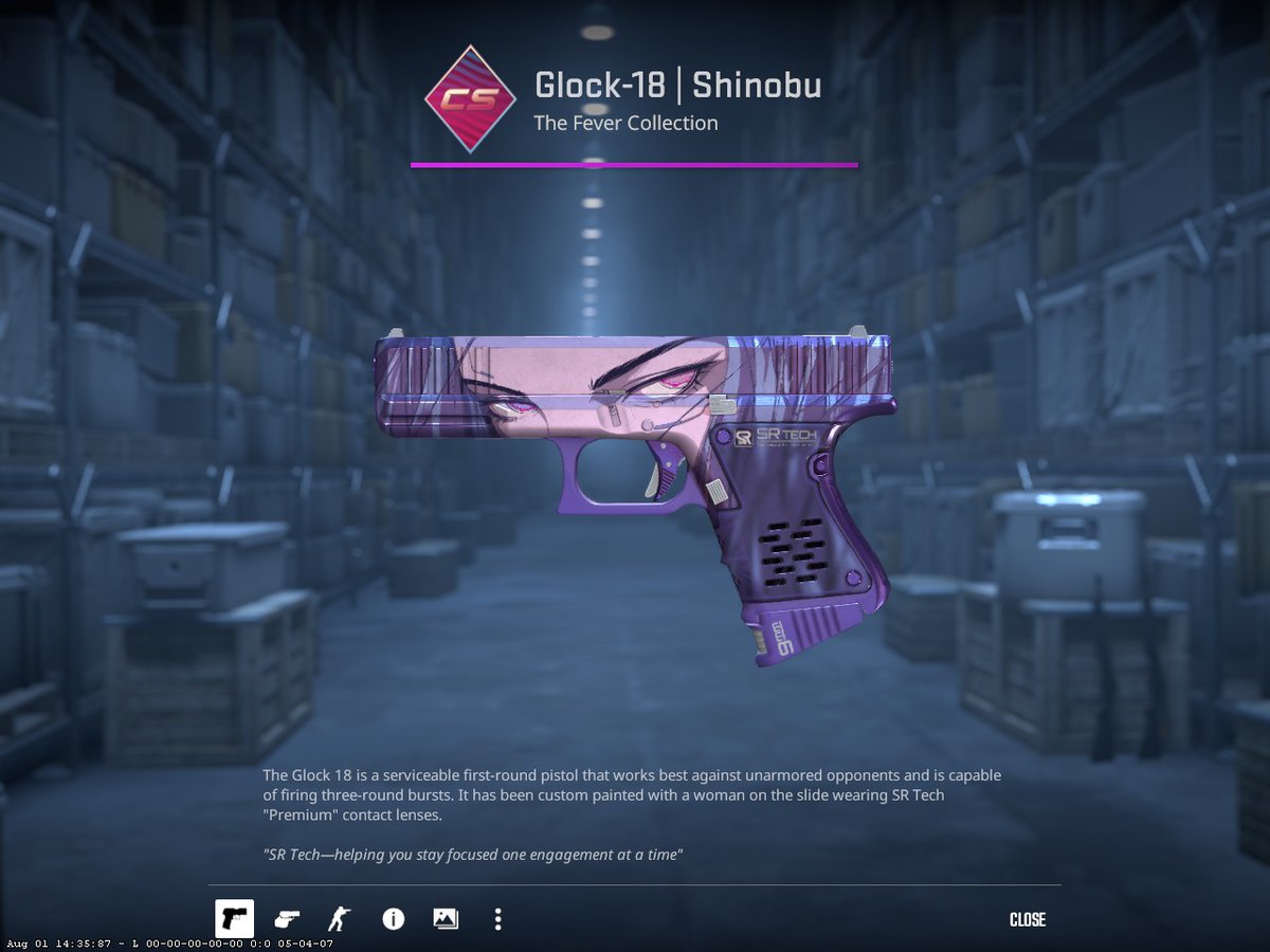 MerxasGiveaway's tweet photo. 🎁 GLOCK-18 | SHINOBU 🎁

To enter: 

✅Follow @MerxasGiveaway &amp; @xMercianito 

✅ Like❤️ &amp; RT🔁

The winner will be announced on August 18st🚨 https://t.co/bzdKzxV4ad