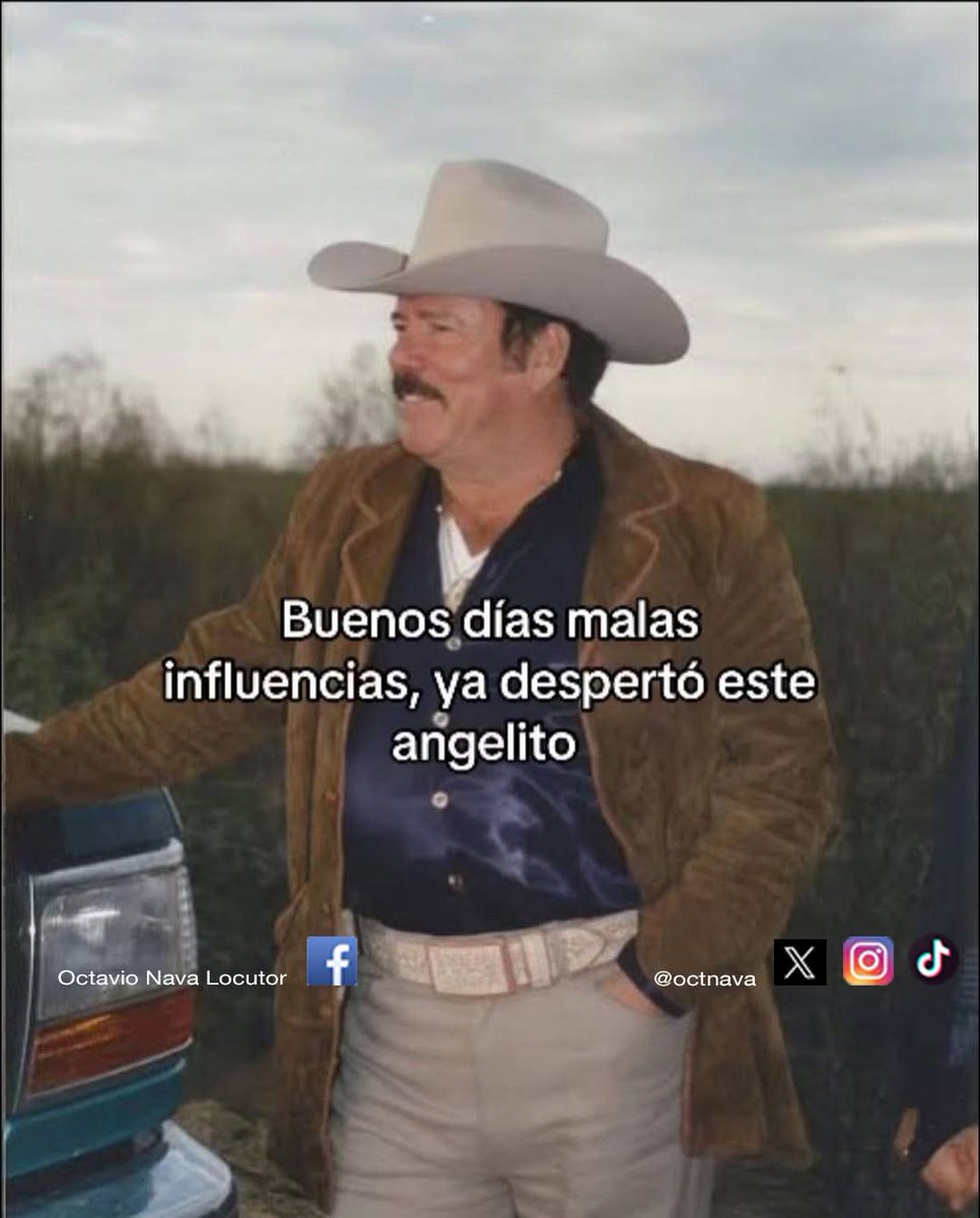 Octnava's tweet photo. Buenos días my people !!! 
Cómo amanecieron criaturas del señor?
Yo amanecí como siempre: GUAPO, SABROSO Y DE MODA!
#VamonosRecio https://t.co/uErWofmAEM