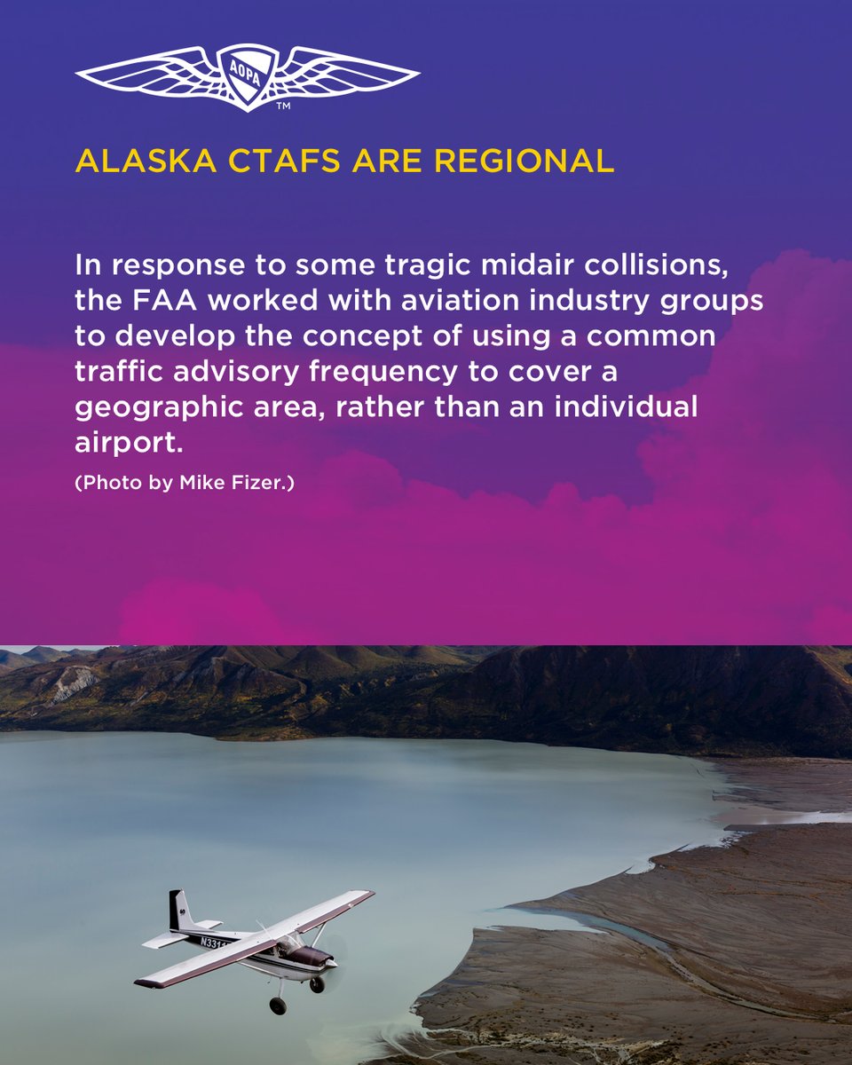 flywithaopa's tweet photo. AOPA Top News
Alaska CTAFs now based on geographic area: https://t.co/X7K4IE3MVg
Proposed drone rule, if unchanged, could mean drones would get priority over 'non-equipped' manned aircraft: https://t.co/yleLeIbSTV

#news #flywithaopa #aviation #avgeek https://t.co/qTpeEkWp9y