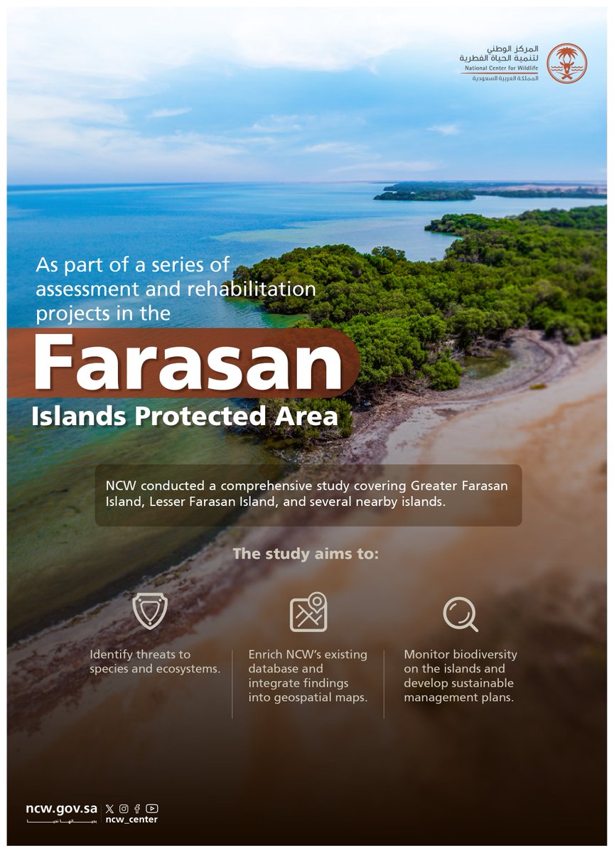 In the Farasan Islands Protected Area, efforts are underway to preserve its rich biodiversity and enhance sustainability.

#NurturedByNature