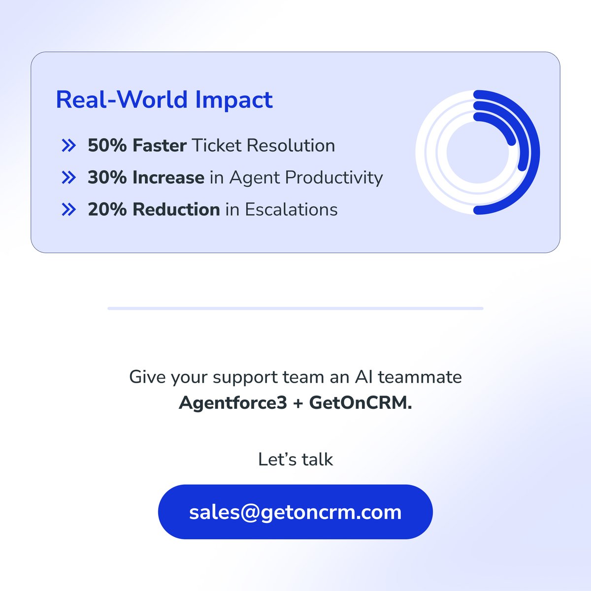 🚀 Agentforce 3 + Salesforce CRM by GetOnCRM = Faster Resolutions + Higher Productivity + Fewer Escalations.

🔗 getoncrm.com/news/salesforc…

#Salesforce #CRM #AI #CustomerExperience