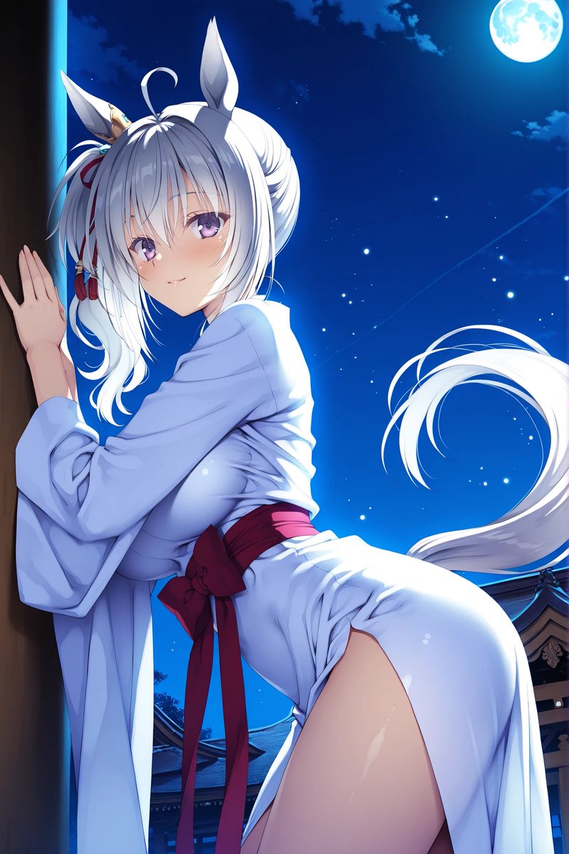 月夜の下 みさちゃん