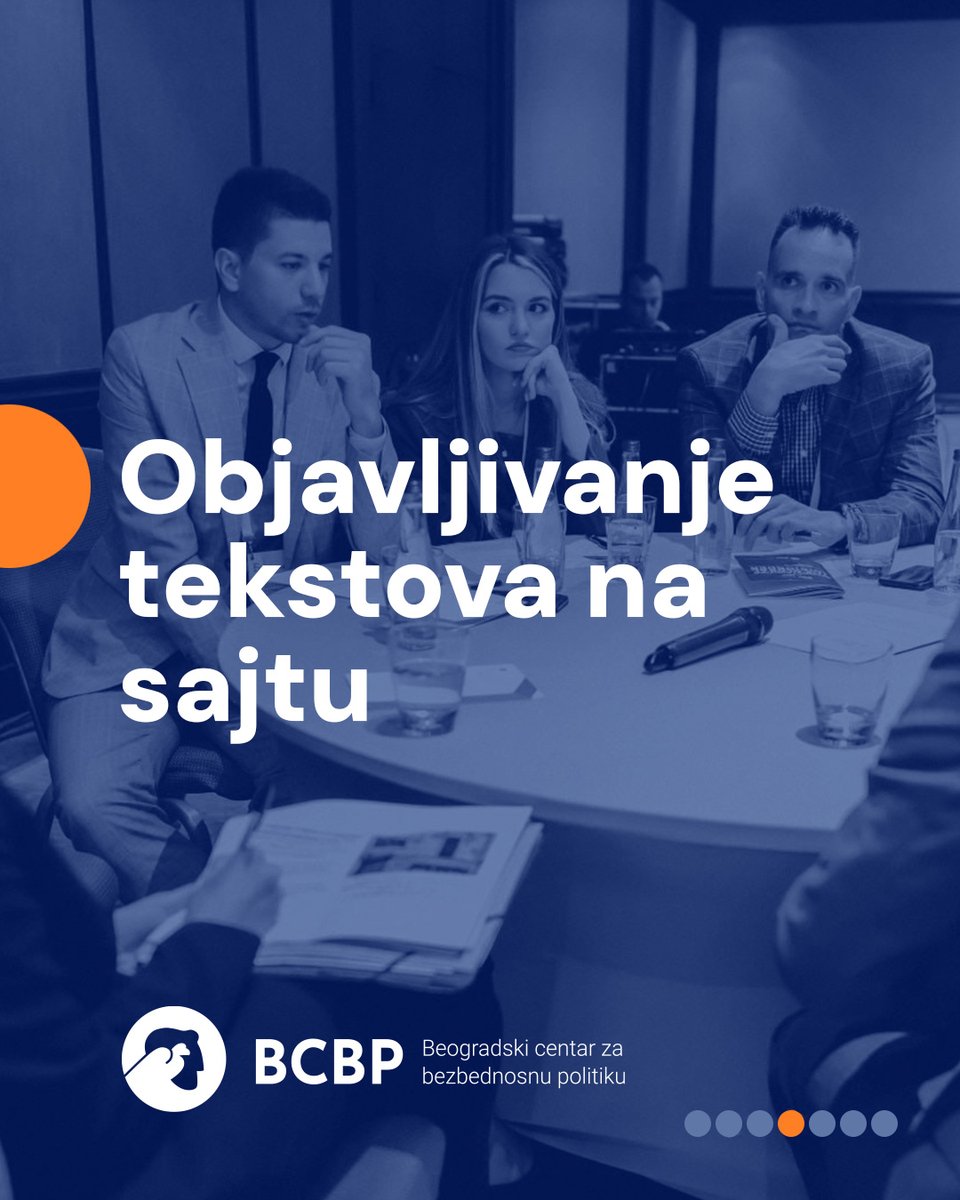 📢 Prijavi se za stažiranje u BCBP!

🔸Ako si student ili diplomac društvenih nauka i želiš da stekneš praktično iskustvo u istraživanju i bezbednosnoj politici, ovo je prava prilika za tebe.

📝 Više informacija i prijava na ⬇️
 bezbednost.org/otvoren-poziv-…