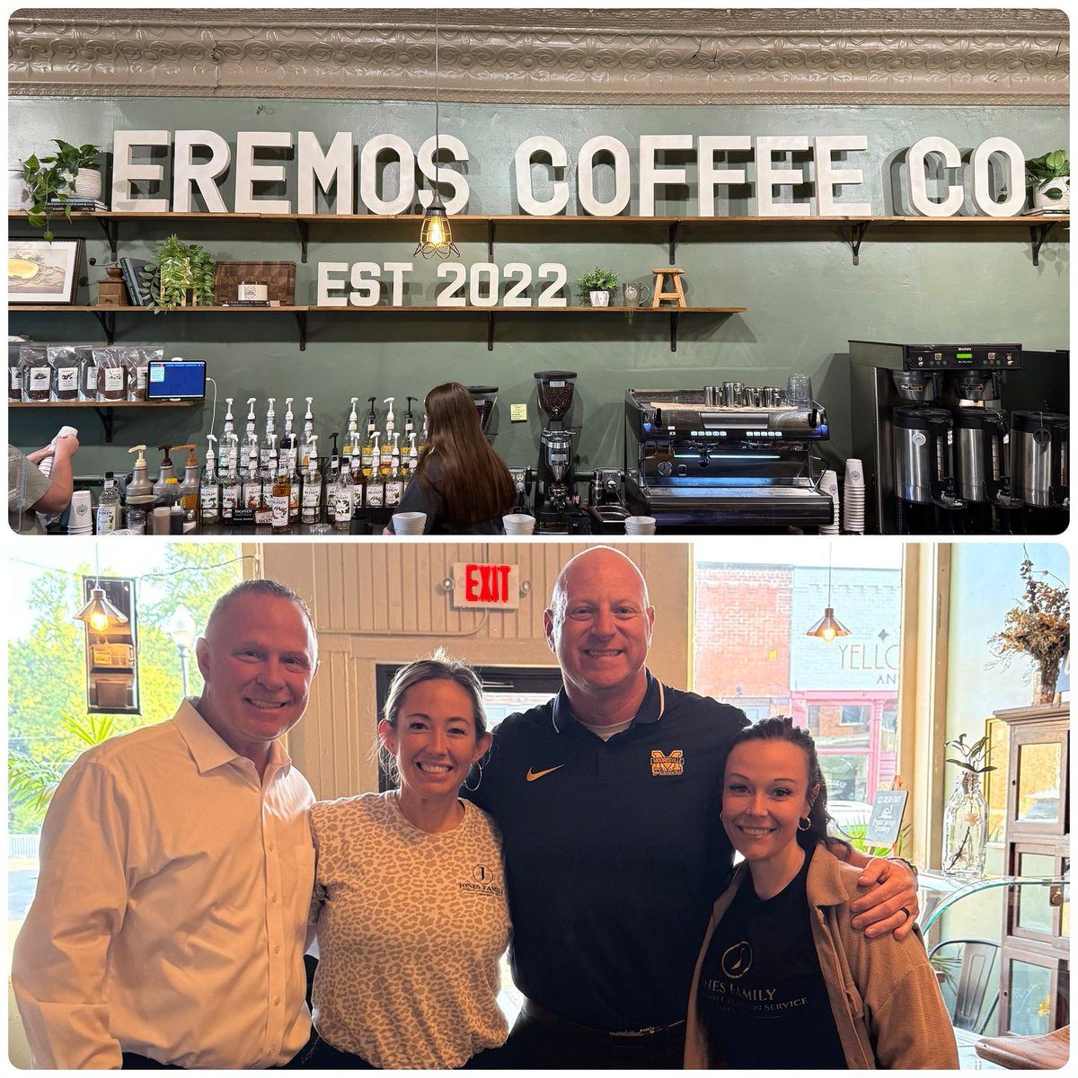 Dr. Jake Allen (@drjakeallen) on Twitter photo Huge thank you from the Pioneer Nation to the JONES FAMILY and EREMOS Coffee for providing Mooresville Schools staff with free coffee as an appreciation for all that we do! THANK YOU - we appreciate you and your support!!! ππ <a href="/MrsvlPioneers/">Mooresville Schools</a> Huge thank you from the Pioneer Nation to the JONES FAMILY and EREMOS Coffee for providing Mooresville Schools staff with free coffee as an appreciation for all that we do! THANK YOU - we appreciate you and your support!!! ππ <a href="/MrsvlPioneers/">Mooresville Schools</a>