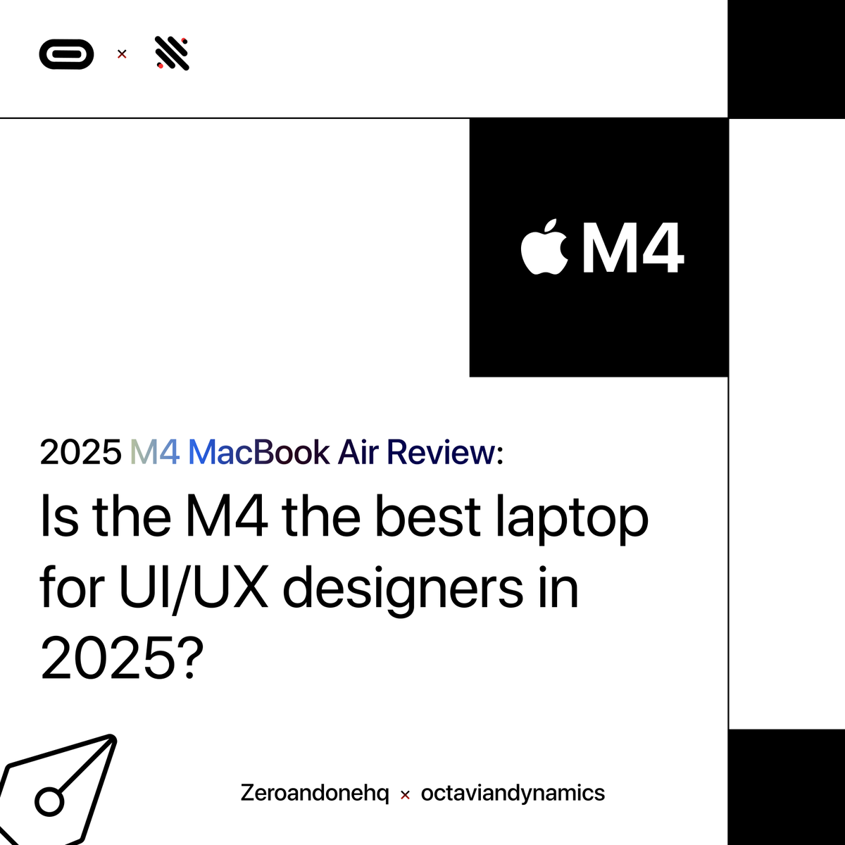 zeroandonehq's tweet photo. Great design happens when nothing slows you down. For designers, the right tools don’t just make ideas possible, they make the execution easier. You can turn concepts into reality wherever inspiration strikes.

See why the M4 MacBook Air is built for the way designers work https://t.co/QkKUPtY74G