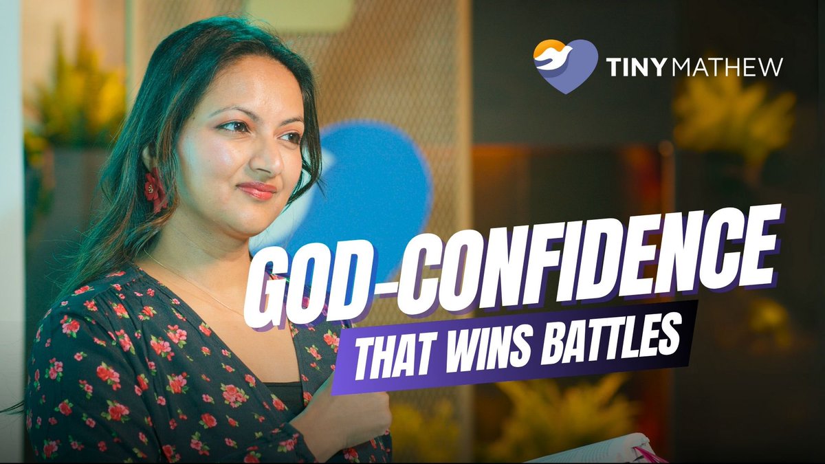 True confidence isn’t built on what you can do, but on who God is. Watch my latest video: youtu.be/blwQLnB_SR4?fe…