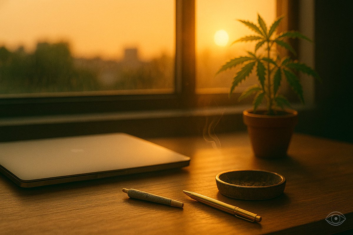 THiiRD__'s tweet photo. Win Monday morning → win the week.
#StayHighStaySharp #MomentumMonday #CannabisCreatives https://t.co/RDSKksfMgZ