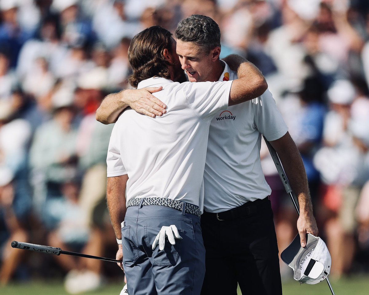 Tommy Fleetwood (@tommyfleetwood1) on Twitter photo With every disappointment I truly know I’m closer and closer and even more determined than ever that I will get this done. The support I’ve received is invaluable and hugely appreciated, we’ll get there together!
<a href="/JustinRose99/">Justin ROSE</a>, your win is inspiring, congratulations my friend!! With every disappointment I truly know I’m closer and closer and even more determined than ever that I will get this done. The support I’ve received is invaluable and hugely appreciated, we’ll get there together!
<a href="/JustinRose99/">Justin ROSE</a>, your win is inspiring, congratulations my friend!!
