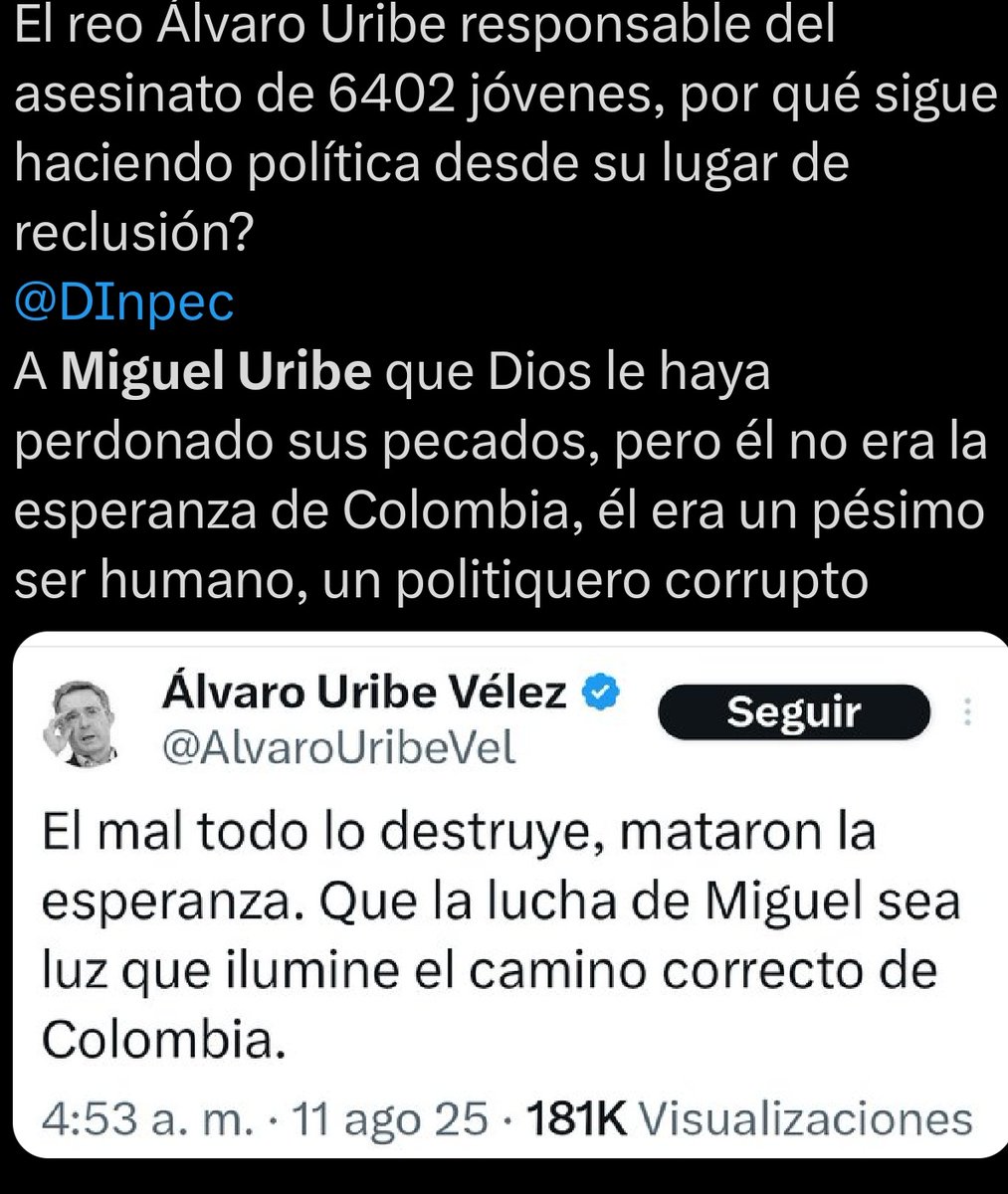 Isabell999777's tweet photo. @AlvaroUribeVel No Nos Engañan Ya
El Centro de los Servidores del diablo @CeDemocratico
Sabemos como proceden Uds y el concierto para delinquir q son todos sin excepción alguna
Y los q se esconden a sus espaldas #MatarifeCulpable
PQ Son titeres que estan al servicio de fuerzas oscuras e inicuas https://t.co/ForjF3tmy1