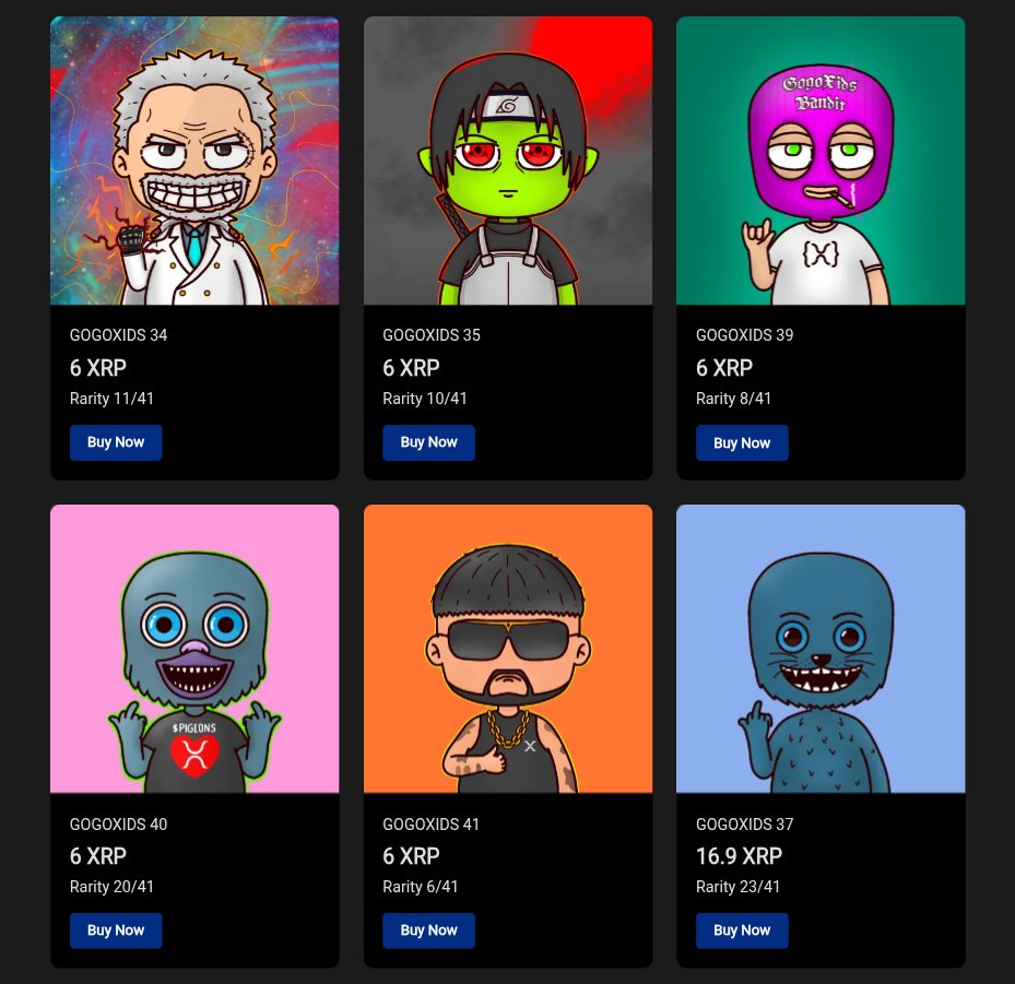 gogoblinneo's tweet photo. gogoxids collection is still available at
@xrpcafe ✨
at affordable prices 🤟❤️
catch them now 👇
https://t.co/TRkmXbaRGN

#XRPCommunity #XRP #NFTs https://t.co/1wSYUC3aQ8