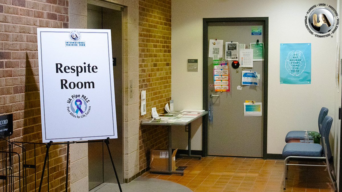 United Association (@uapipetrades) on Twitter photo The UA Pipe Pals Respite Room is here at ITP when you need a break—offering calm, connection, and support at UA events. Mental health matters, and so do you. #MentalHealthMonday The UA Pipe Pals Respite Room is here at ITP when you need a break—offering calm, connection, and support at UA events. Mental health matters, and so do you. #MentalHealthMonday