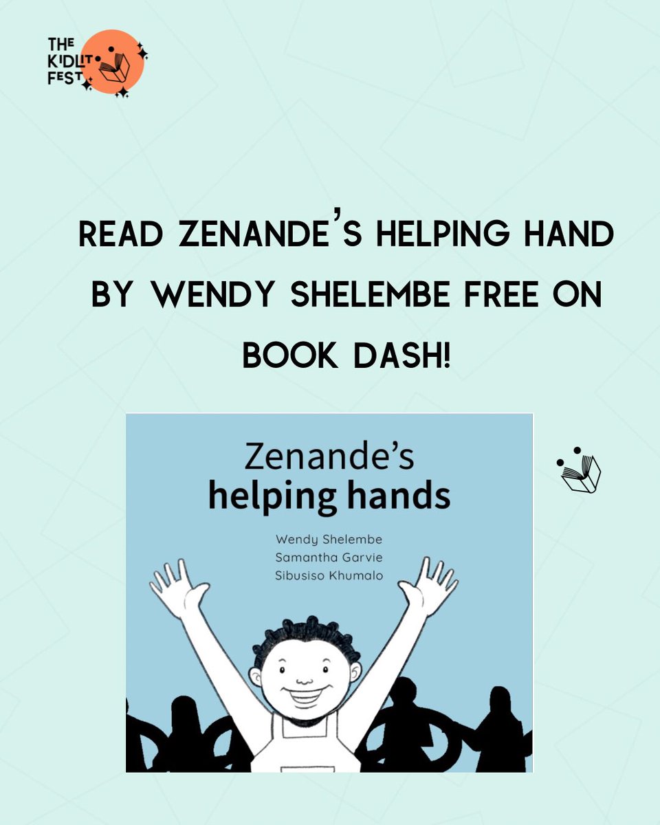 TheKidLitFest's tweet image. Read Zenande’s Helping Hands by Wendy Shelembe — FREE on bookdash.org 📚

Share it with someone who makes your days better.

📚
KLF

#KidLitFest #BookDash #ZenandesHelpingHands #KidsBooks #FreeBooks #EarlyLiteracy #ChildrensLiterature