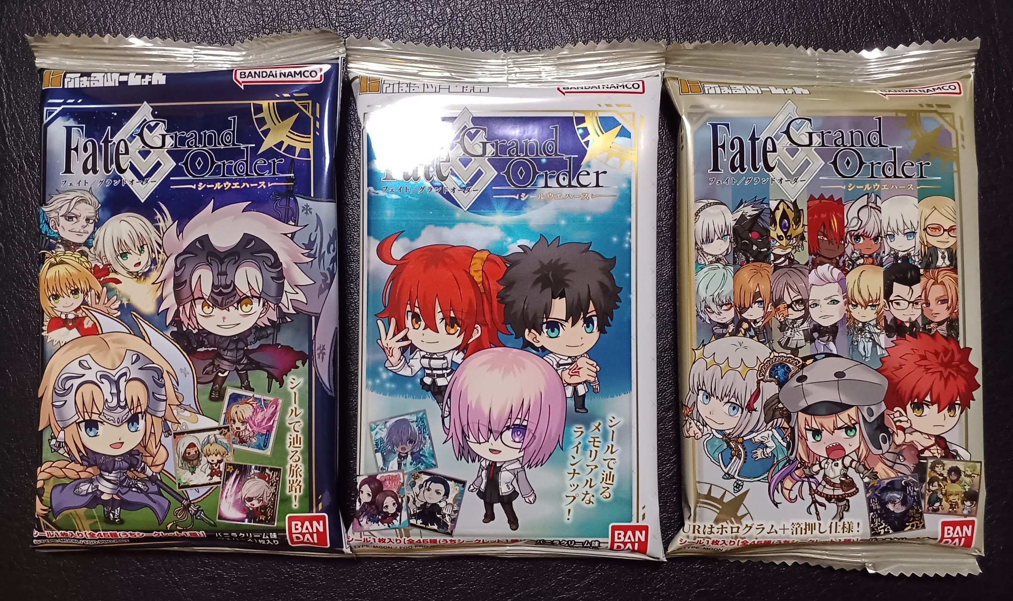 Fate/Grand Order シールウエハース　35種類 にふぉるめーしょん Fate/Grand Order シールウエハース｜発売日