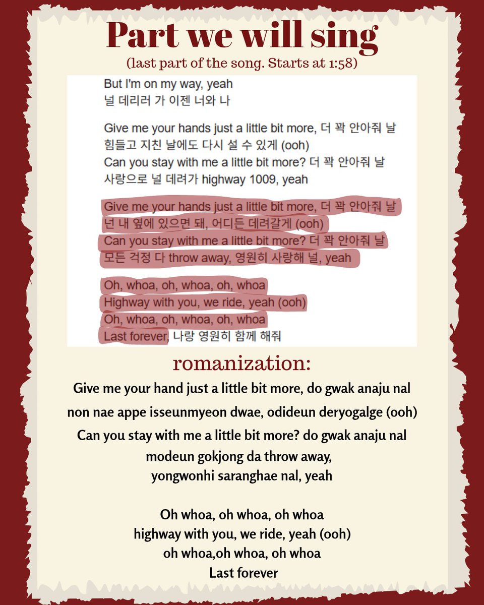 Hello ENGENEs~

Here is more info for the Highway 1009 song project in Brussels!💕

Don't forget to share as much as you can for this project to work☺️.

#ENHYPEN #ENGENE #highway1009
#highway1009brussels #ENHYPEN_walktheline #ENHYPEN_BRUSSELS #ENHYPEN_Europe 
#songproject