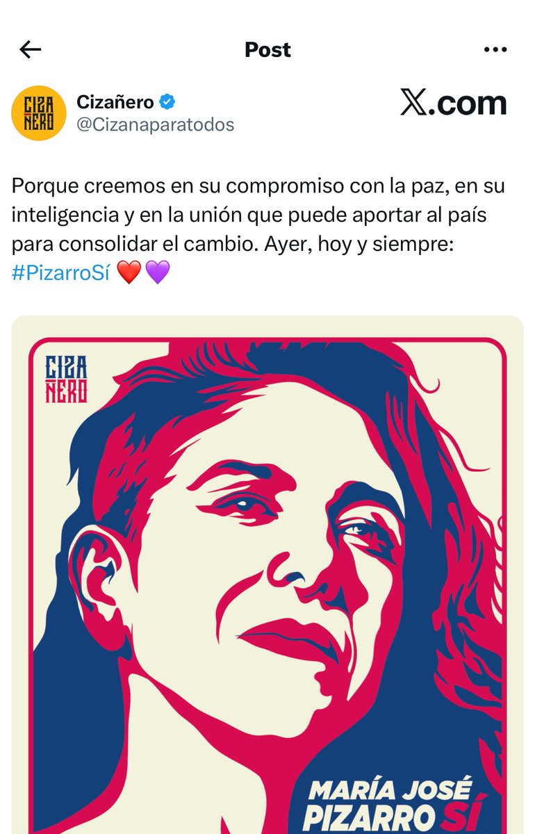 PetroNoContext's tweet photo. Importante que @PizarroMariaJo le cuente a la opinión si en su campaña está vinculada la gente detrás de @Cizanaparatodos. https://t.co/DuHhUqrTnL