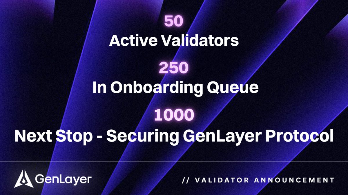 GenLayer tweet media