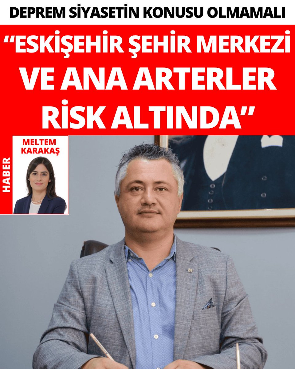 Deprem siyasetin konusu olmamalı: “Eskişehir şehir merkezi ve ana arterler risk altında” eskisehir.net/deprem-siyaset…
