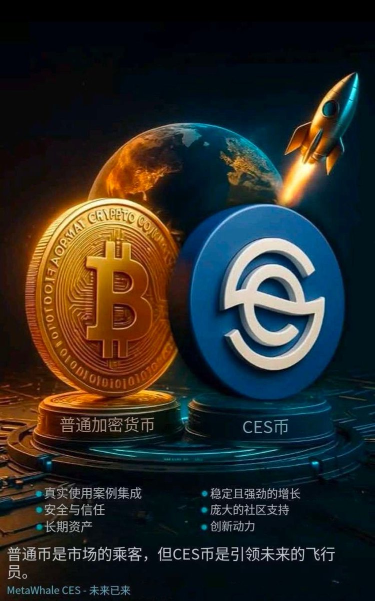 MetaForce489733's tweet photo. $CES Whalebit 不是一个简单的代币，它是元鲸鱼系统的燃料

一枚通证：连接整个生态系统  🫡 https://t.co/wnpJQZc89Y