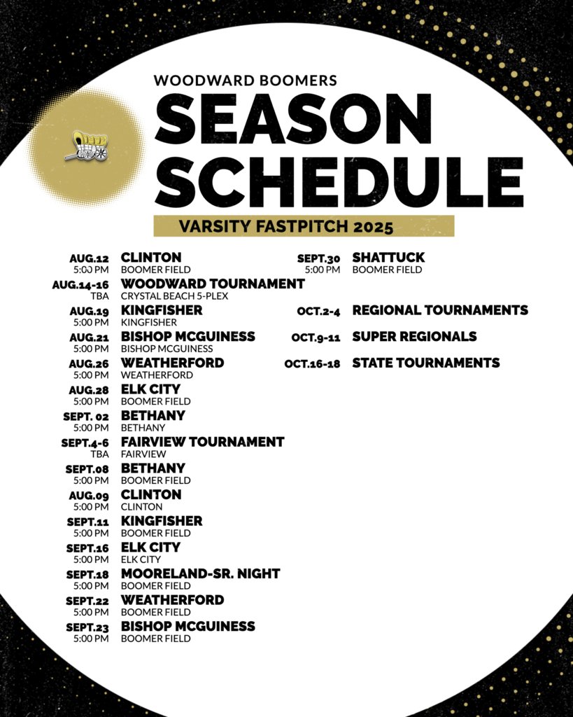 Varsity Fastpitch Schedule