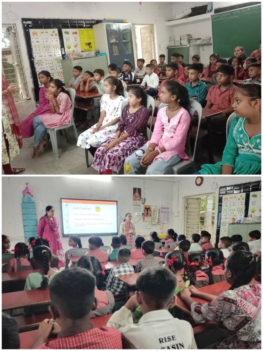 IPlab_rajpipla's tweet photo. An informative #IPR_Awareness Session was organized for students of Primary School Ringani.
#Innovation
#Patent
#Copyright
#Trademark
#GI_Tag
@InfoGujcost
@dstGujarat
@IndiaDST
@narottamsahoo
@Punam_Bhargava
@pavitshah
@manthancsc
@InfoGujarat
@monakhandhar https://t.co/d0cU2dF2Jx