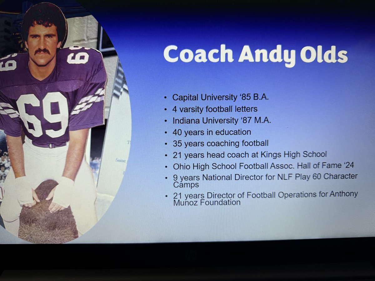 Coach Andy Olds tweet media