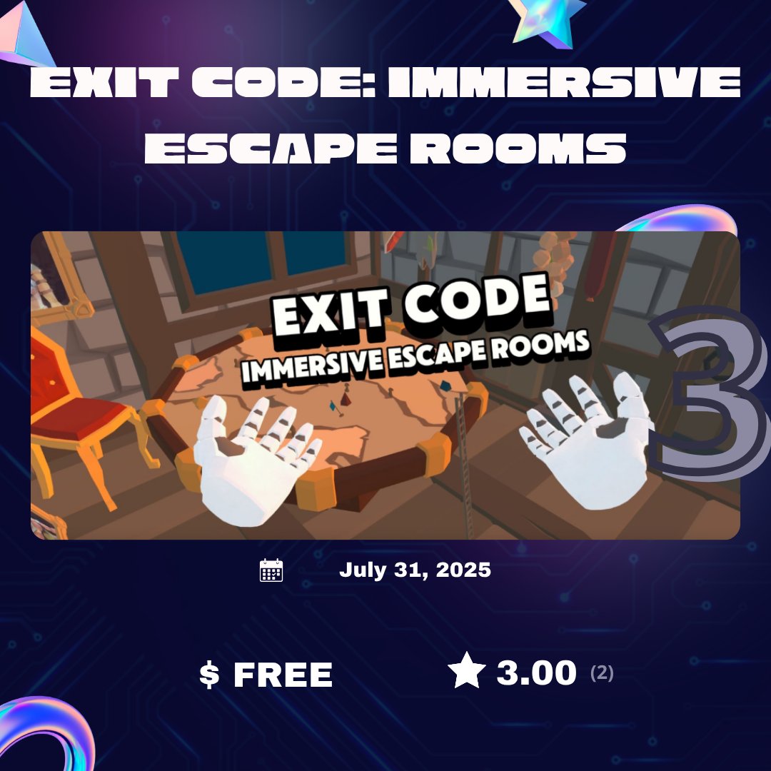 applabquest's tweet photo. Latest game releases, but this time for the “Puzzles” category. Time to exercise your brain! 📚🧠

• UnLoop by @cmgamesofficial

• Helping Hand by @EruptingMoka

• Exit Code: Immersive Escape Rooms by Dijla Ventures https://t.co/EZHn2syTFQ