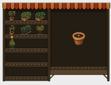 Cute little sneak peek of the gardening shop from <a href="/SulakeDominic/">Macklebee</a> for <a href="/HabboOrigins/">Habbo Hotel: Origins</a> 🌱🪴💚

Testing begins this week! origins.habbo.com/community/arti…