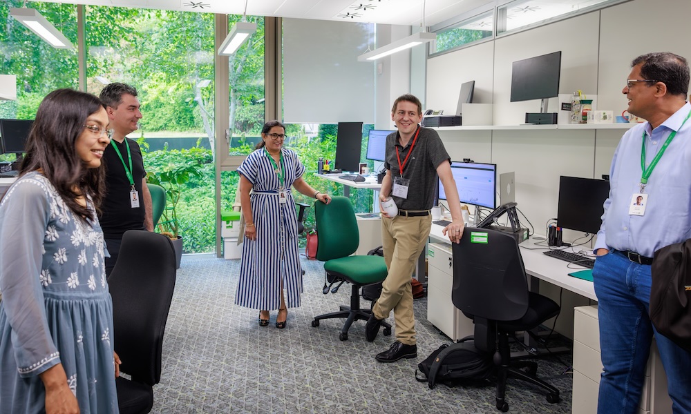 emblebi's tweet image. Great to welcome John Jumper, Kathryn Tunyasuvunakool, and Lindsay Willmore  from @GoogleDeepMind to EMBL-EBI last week.

John gave a brilliant talk on building #AlphaFold, and both spent time with our @PDBeurope team exchanging ideas.

Always a pleasure to see you!