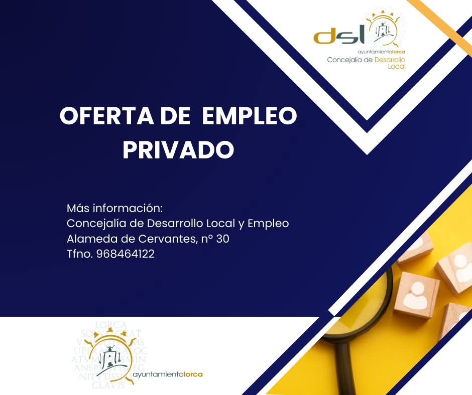 💼 Oferta privada de #empleo: "Peluquera"
·
🔗  concejaliadeempleo.lorca.es/oferta-demanda… 
·
#ofertasdeempleo #Lorca