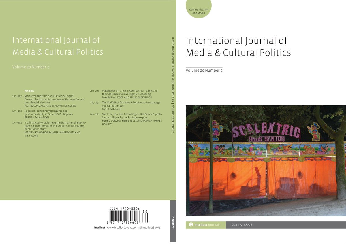 IntellectBooks (@intellectbooks) on Twitter photo Journal of Media & Cultural Politics 20.2 is out now!
Including ‘Populism, conspiracy narratives and governmentality in Duterte’s Philippines’ by Fernan Talamayan.
<a href="/mcpjournal/">MCP Journal</a> <a href="/grrlsrock/">Katharine</a> <a href="/MediaGovLab/">Uni Vienna Media Lab</a>
intellectdiscover.com/content/journa… Journal of Media & Cultural Politics 20.2 is out now!
Including ‘Populism, conspiracy narratives and governmentality in Duterte’s Philippines’ by Fernan Talamayan.
<a href="/mcpjournal/">MCP Journal</a> <a href="/grrlsrock/">Katharine</a> <a href="/MediaGovLab/">Uni Vienna Media Lab</a>
intellectdiscover.com/content/journa…