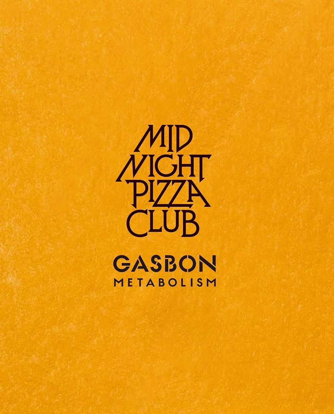 MIDNIGHT PIZZA CLUB 半袖TシャツLサイズ黄色山梨限定