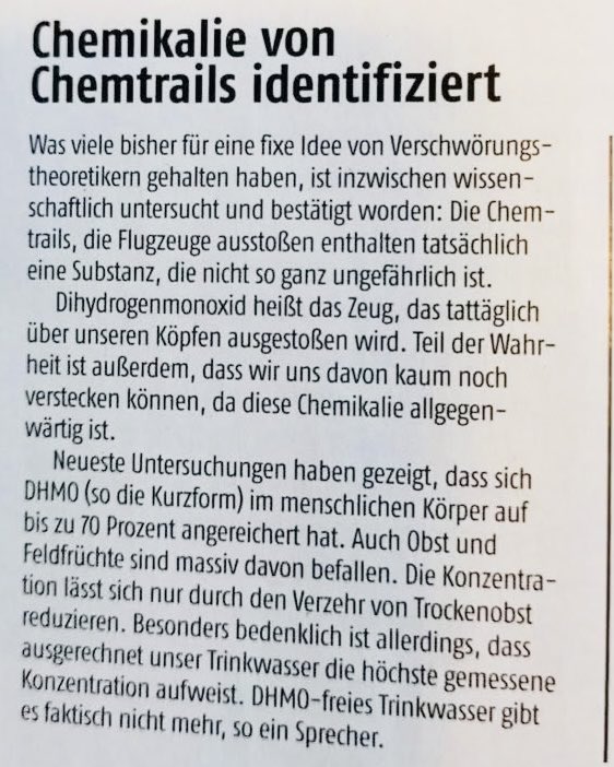 Wieder haben unsere Verschwörungsmystiker vollkommen recht… 😱😇