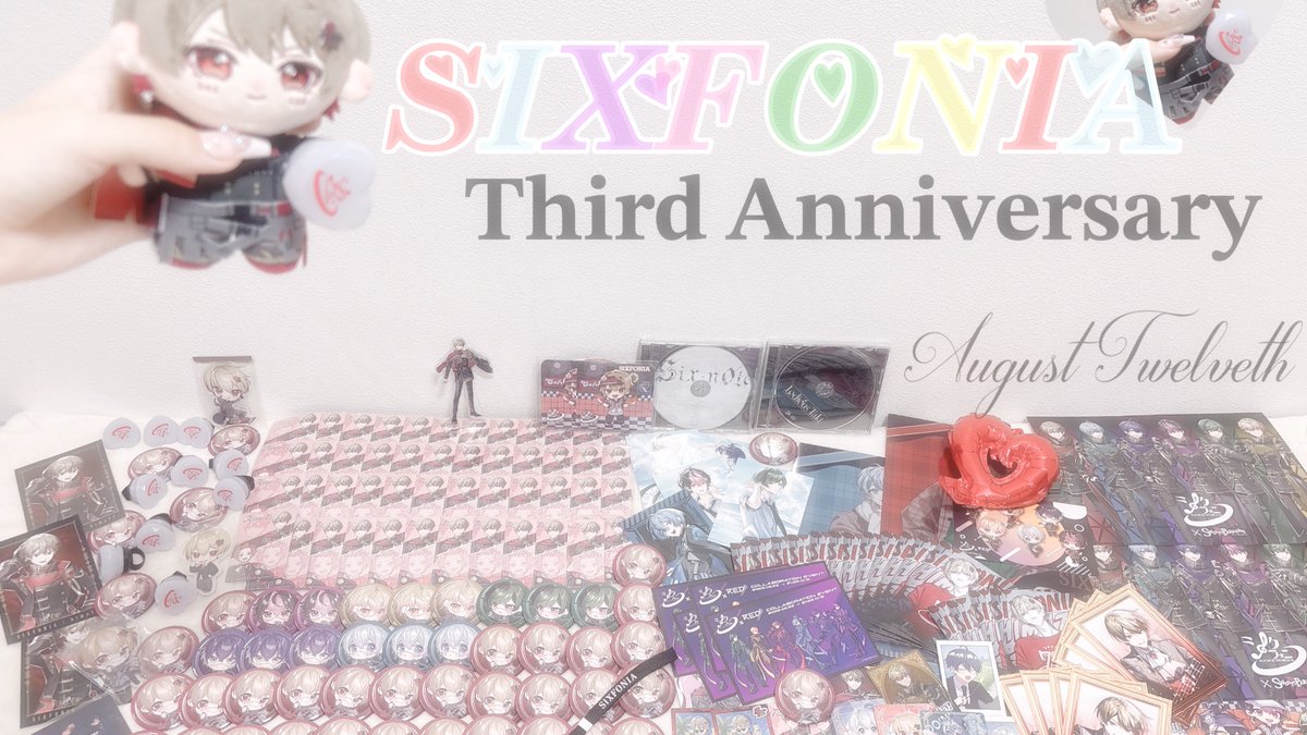 ╭┄┄┄୨༝୧┄┄┄┄┄┄┄┄┄୨༝୧┄┄┄╮
┆╭┄┄┄┄┄┄┄┄┄┄┄┄┄┄┄┄╮┆
┆┆　　　  3rdAnniversary❤︎　　　　┆┆
┆╰┄┄┄┄┄┄┄┄┄┄┄┄┄┄┄┄╯┆
╰┄┄┄୨༝୧┄┄┄┄┄┄┄┄┄୨༝୧┄┄┄╯

#シクフォニ3周年 #72あーと #シクフォニ