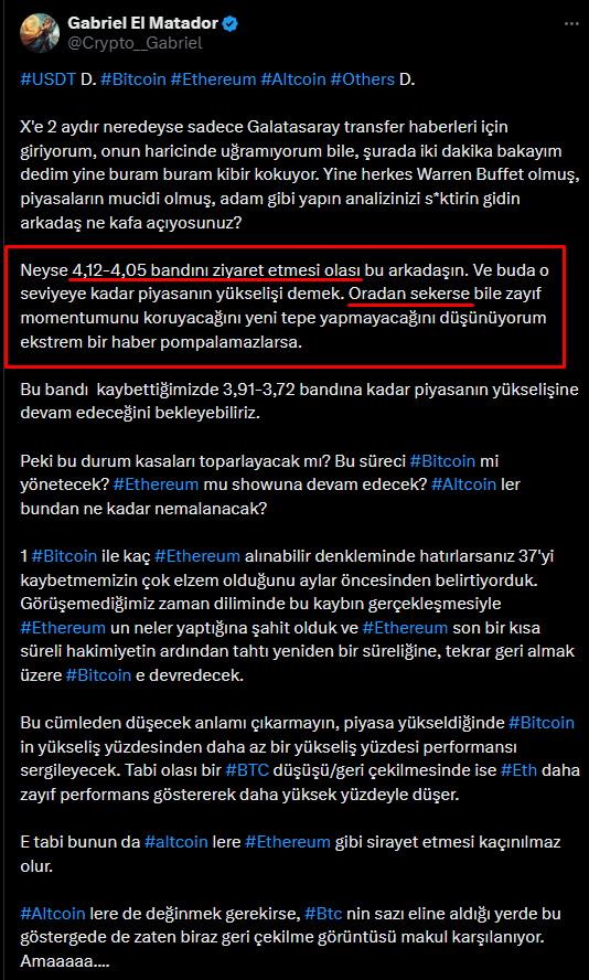 Crypto__Gabriel's tweet photo. #USDT D. #Bitcoin #Ethereum #altcoin 

|￣￣￣￣￣￣￣￣￣￣￣￣|
          HAYIRLI   İŞLER  
|＿＿＿＿＿＿＿＿＿＿＿＿|
                    \ (•‿•) /
                      \      /
                       ——
                        |     |
                        |_   |_ https://t.co/l9hFLgedlx